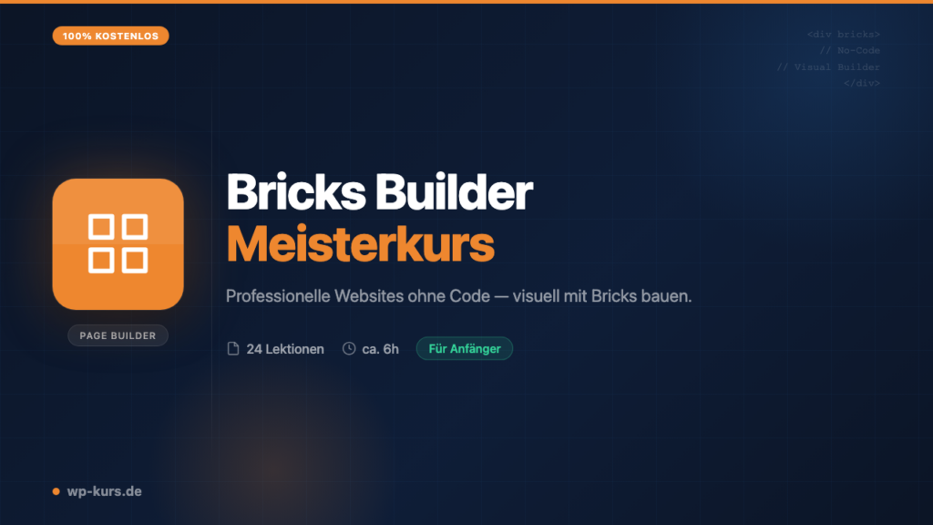 WordPress Komplettkurs