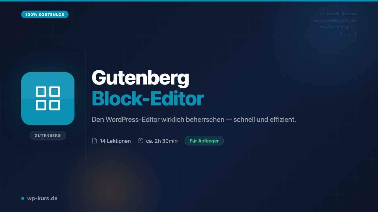 Gutenberg Block-Editor