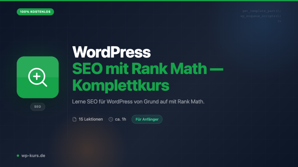 WordPress Komplettkurs